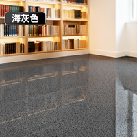 Revêtement de sol en résine époxy à haute résistance à la compression avec sable de quartz coloré, peinture époxy sans joint pour surface à base de ciment