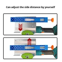 Guide de base réglable pour machine de découpe, rail de support rectangulaire, pince innovante, guide de scie circulaire, pince de positionnement pour fraisage