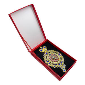 <span class=keywords><strong>Cruz</strong></span> de Natividad <span class=keywords><strong>ortodoxa</strong></span> de aleación de Zinc HT con cadena <span class=keywords><strong>Cruz</strong></span> pectoral <span class=keywords><strong>ortodoxa</strong></span> <span class=keywords><strong>rusa</strong></span> redonda para sacerdote obispo - Product Image 4