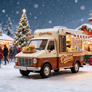 รถเข็นขายอาหารเคลื่อนที่สแตนเลสสำหรับขายกาแฟ เครื่องดื่ม ขนม และขนมขบเคี้ยว ทนทานต่อการเกิดสนิม เหมาะสำหรับการขายอาหารริมทาง - Product Image 3