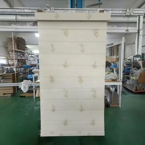 Tissu floral brodé sans fil Zebra Shades Double Sheer Roller Window Shades - Product Image 1