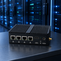 Appareil réseau 4xLAN pour entreprise, pare-feu Pfsense, routeur, mini PC serveur, ordinateur Intel Celeron J4105