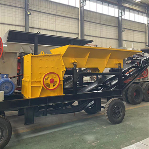 Planta de Minería de Canteras, Bloques de Hormigón de Alta Calidad, Trituradora de Piedra Caliza Móvil de Diésel, Trituradora Tipo Caja - Product Image 2