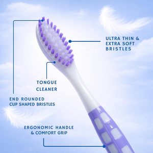Brosse à dents manuelle de voyage personnalisée de haute qualité avec logo, poils souples, manche en plastique, brosse à dents pour adultes pour usage domestique - Product Image 3