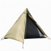 Tente de camping ultra-légère pour une personne en tissu Oxford, imperméable et anti-UV, portable pour le camping, l'alpinisme et les voyages