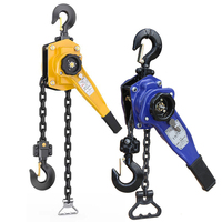 Palans à chaîne manuels VT, palan de levage robuste et portable avec chaîne G80 pour travaux de construction