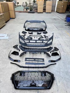 Pour <span class=keywords><strong>Audi</strong></span> <span class=keywords><strong>Q8</strong></span> modifié RSQ8 pare-chocs avant et arrière kit de carrosserie mise à niveau Kit de carrosserie PP matériau grille lèvre postérieur - Product Image 6