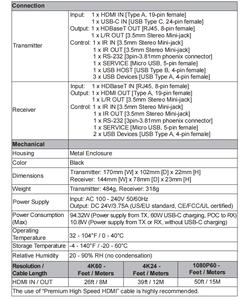Extension <span class=keywords><strong>HDMI</strong></span> 2x1 70m POC <span class=keywords><strong>HDbaseT</strong></span> 3.0 - Product Image 5