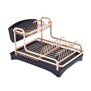 Expandable <b>Dish</b> Drying <b>Rack</b> Aluminum Rust Proof <b>Rack</b> - Product Image 1