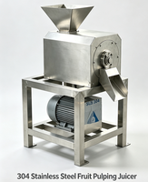 Hoge Opbrengst Commerciële Spirale Schroefpers, Fruit- en Groentepersmachine
