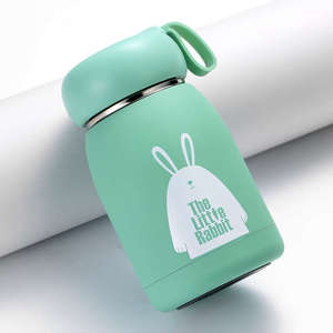 Bouteille d'eau isotherme mignonne en acier inoxydable 304 avec un grand corps bombé - Product Image 4