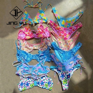 Bikini de plage de haute qualité en micro polyester recyclé, imprimé hawaïen personnalisé, fabriqué par le fabricant - Product Image 2