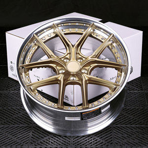 Ruedas Forjadas de Dos Piezas RCSR en Color Personalizado, Aleación 6061-T6, <span class=keywords><strong>PCD</strong></span> 5x130 para <span class=keywords><strong>Porsche</strong></span> <span class=keywords><strong>Macan</strong></span> - Product Image 2