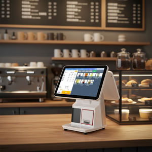 15.6 Inch Touch Screen Pos System Cash Box Machine Build in 58mm Printer Cash Register for Desktop For Business - Product Image 1