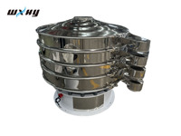 WXHY Edelstahl-Rotationsvibrationssieb mit Motor für Kunststoffgranulat und Harzrecycling 380V/220V
