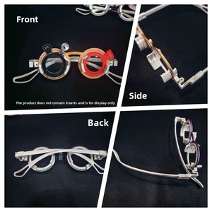 Nouvel outil d'optométrie léger en alliage d'aluminium et de magnésium pour la correspondance des montures de lunettes, insert multifocal <span class=keywords><strong>asymptotique</strong></span> - Product Image 2