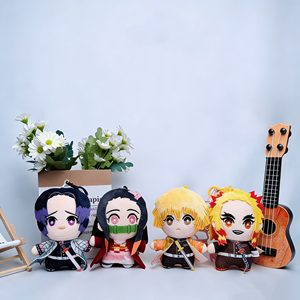 Peluche personnalisée de personnage d'<span class=keywords><strong>anime</strong></span> mignon, rembourrage en coton PP, 15 cm, unisexe, cosplay, vente en gros, cadeau pour les fans de jeux, les enfants et les fêtes - Product Image 4