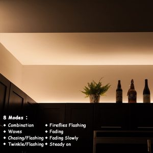 Light-emitting diode strip light with remote warm white dimmable timer suitable <b>for</b> <b>TV</b> <b>kitchen</b> cabinets bedroom - Product Image 4