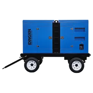 Gerador diesel silencioso portátil de 25 kva da China, gerador diesel 80kva 64kw