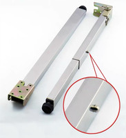 Épingles à cheveux pliantes et invisibles DIY moderne Pieds de table en fer de haute qualité Pieds à hauteur réglable pour plateau de table à manger