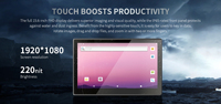 Panneau PC industriel à écran tactile étanche de 15.6 pouces | Ordinateur à panneau capacitif tout-en-un Windows Android Linux
