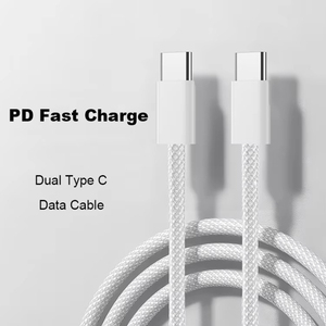 Câble de charge rapide USB-C 60W 1M en nylon tressé durable pour <span class=keywords><strong>iPhone</strong></span> 15/16/17 et iPad Pro Appareils iOS - Product Image 6