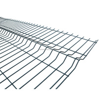 Gegalvaniseerd 3D gebogen gaashekwerk, 3-voudig gebogen, EN 10223, Model 3D-P08 voor parkafscheiding