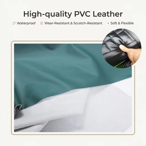 Großhandel Geprägtes Dekoratives Abriebfestes PVC-Kunstleder für Motorräder, Möbel und Sofas - Product Image 1