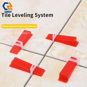 Niveleurs de conception moderne robuste, système de nivellement de carrelage de 1,5 mm, clips, accessoires de carrelage pour l'installation de carrelage dans les appartements, 100 pièces - Product Image 1