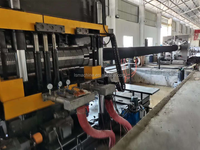 Ligne d'extrusion de tubes ondulés HDPE à refroidissement par air avec extrudeuse plastique SJ120/33