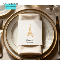 Cartes de menu de mariage découpées sur mesure, imprimées numériquement, pelliculées, en carton, pour événements professionnels, buffets et festivals