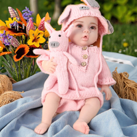 2025 New Style Realistic Reborn Neugeborene Puppen Kit Großhandel 55cm Baby Zwillinge & Mini Life Rag Puppen Gummi & PVC Teile