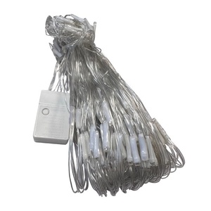 Guirlandes lumineuses LED pour filets <span class=keywords><strong>de</strong></span> pêche, lumières scintillantes pour mariage/Noël/extérieur/intérieur, se connectent en série, plusieurs couleurs - Product Image 5