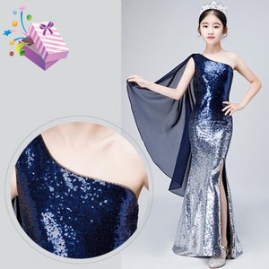<span class=keywords><strong>Abiti</strong></span> da bambina monospalla con paillettes, <span class=keywords><strong>abiti</strong></span> da bambina monospalla brillanti - Product Image 4