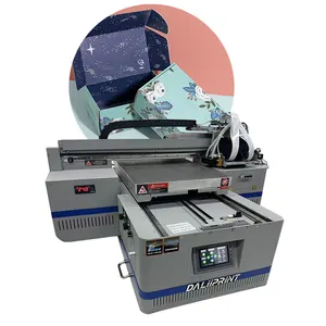 Multipurpose Small uv flatbed printer A2 size 4060 printing machine for PVC id Card Bottle Golf Ball Wood Gift Box Printing