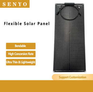 Moduli fotovoltaici flessibili Pannello solare semi-flessibile 80W Pannelli solari a film sottile Energia pulita Durevole - Product Image 6