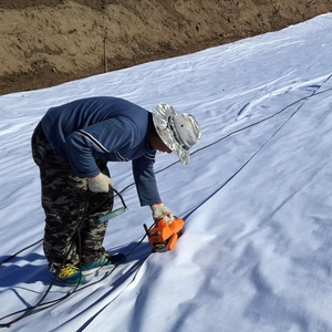 <span class=keywords><strong>Géotextile</strong></span> composite de qualité, <span class=keywords><strong>prix</strong></span> avantageux, 400g/m², tissu <span class=keywords><strong>géotextile</strong></span> non tissé, fibre de polyester, fibre staple - Product Image 4