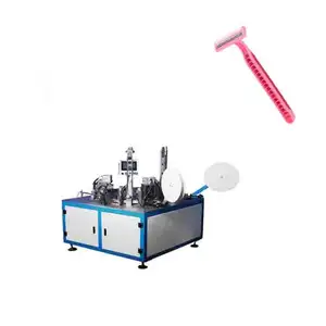 Factory Manufacturer Fully Automatic Disposable Facial Shaving Razor Twin Blade Assembly Line For Men