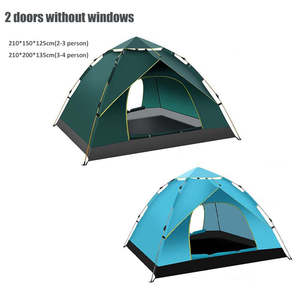Tenda da Campeggio Ultraleggera per Famiglie con Telo Antipioggia, Facile da Montare, per Campeggio e Spiaggia - Product Image 4