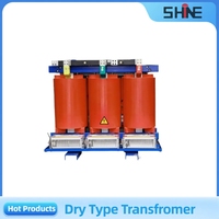 Transformador de Potencia Tipo Seco de Alta Seguridad de 100Kva, Monofásico/Trifásico, Bobinado Doble/Toroidal, Resina Fundida, Enfriamiento ONAN, 50/60Hz