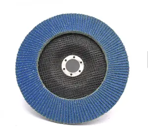 Disco lamellare venditore caldo 4 "T27 disco abrasivo blue mixtuer FLAP DISC produttore per metallo legno