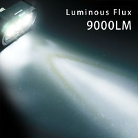 Lumière auxiliaire pour moto 1300RT, projecteur avant haute luminosité, lumière halo 6 couleurs, lumière blanche haute puissance 90W