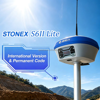 Peralatan Survei GNSS RTK Stonex S6II Lite Profesional, Penerima GPS, Penerima IMU, Berperingkat IP68, Suhu Operasi -30~65
