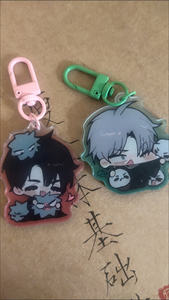 Lote de 2 Llaveros Acrílicos 3D de Doble Cara de Alien Stage Anime Ivan Till Ivti, para Coche, Mochila, Bolso, Regalo de Cumpleaños para Estudiantes - Product Image 5