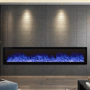 Tonya Meuble TV avec <span class=keywords><strong>Cheminée</strong></span> Électrique, Fonction <span class=keywords><strong>de</strong></span> Minuterie, Effet <span class=keywords><strong>de</strong></span> Flamme Réaliste, Protection Anti-Combustion à Sec, Volume <span class=keywords><strong>de</strong></span> Brume Réglable - Product Image 2