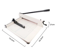 Guillotine manuelle A3 robuste pour papier, carton et PVC, épaisseur de coupe 4 cm, directement de l'usine