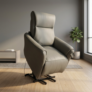 Sillón reclinable eléctrico de cuero moderno de lujo, OEM ODM, para hotel, con función de elevación para personas mayores - Product Image 6