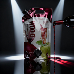 Bolsa laminada de plástico de aluminio aséptico de calidad alimentaria en caja <span class=keywords><strong>para</strong></span> <span class=keywords><strong>vino</strong></span>, agua, jugo, bolsa de embalaje en caja - Product Image 1
