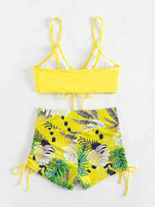 Maillot <span class=keywords><strong>de</strong></span> <span class=keywords><strong>bain</strong></span> femme taille haute imprimé numérique floral maillot <span class=keywords><strong>de</strong></span> <span class=keywords><strong>bain</strong></span> respirant maillots <span class=keywords><strong>de</strong></span> <span class=keywords><strong>bain</strong></span> S-<span class=keywords><strong>XXL</strong></span> grandes tailles 2 pièces ensemble Logo personnalisé - Product Image 3