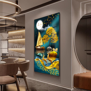 Vendita calda di cristallo porcellana diamante Artwork pittura <span class=keywords><strong>cervo</strong></span> moderno per Hotel - Product Image 4